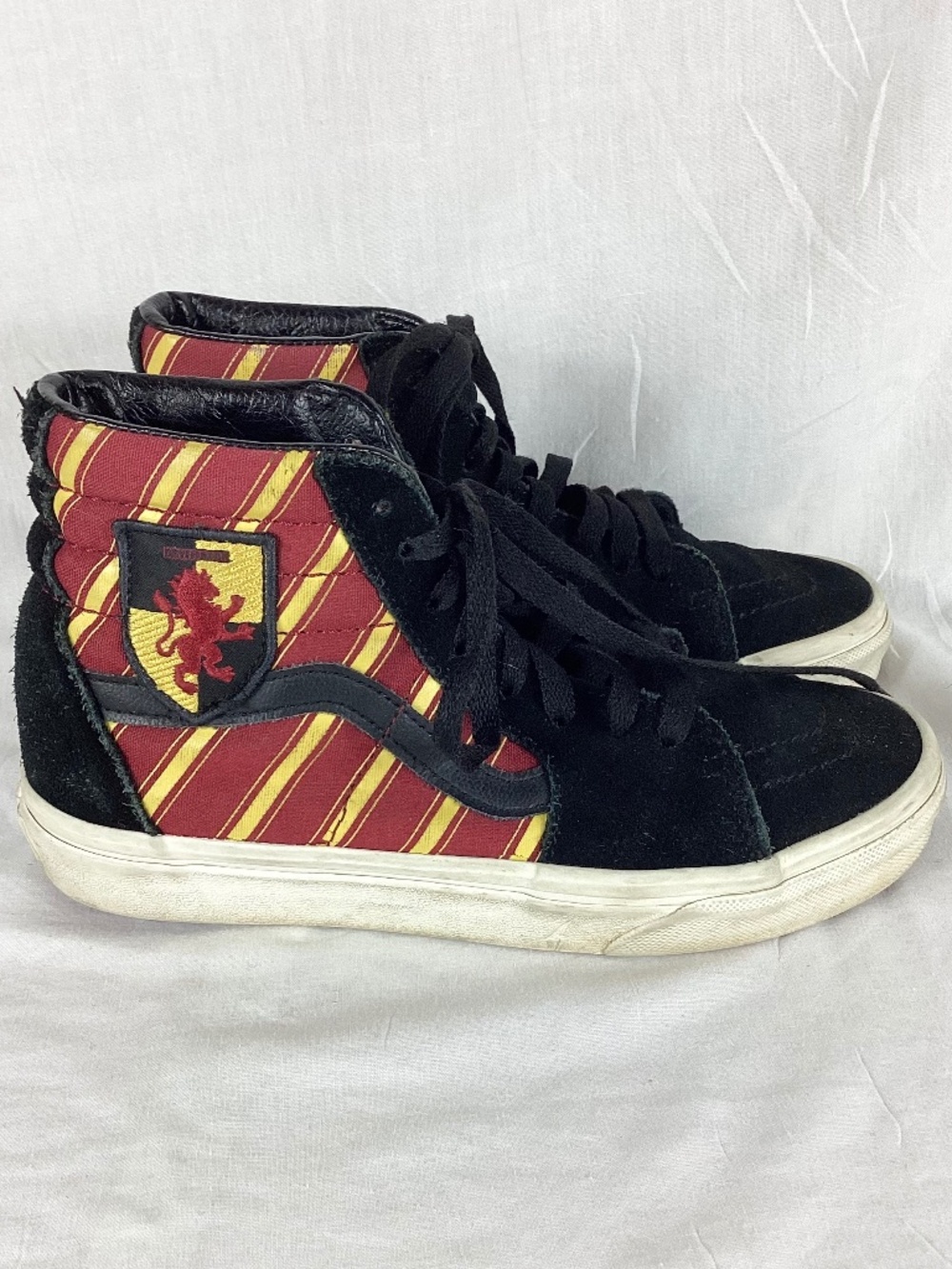 Vans Harry Potter Unisex Suede Shoes Mens Size 4 Womens 5.5 Hightop Black Red